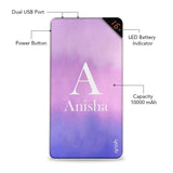 Purple Gradient Customized Power Bank