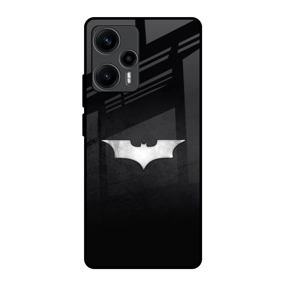 Super Hero Logo Poco F5 5G Glass Back Cover Online