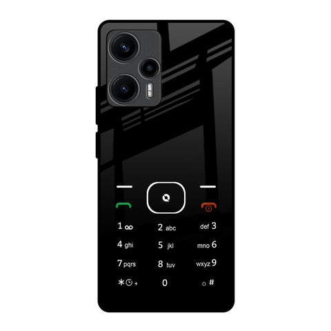 Classic Keypad Pattern Poco F5 5G Glass Back Cover Online