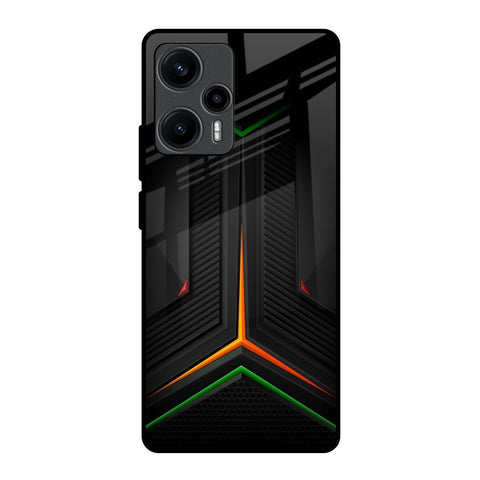 Modern Ultra Chevron Poco F5 5G Glass Back Cover Online