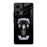 Touch Me & You Die Poco F5 5G Glass Back Cover Online