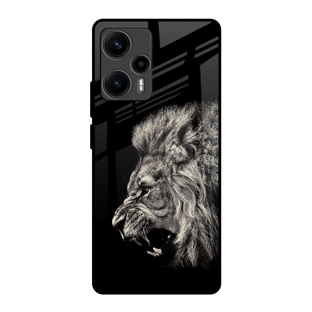 Brave Lion Poco F5 5G Glass Back Cover Online
