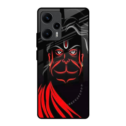 Lord Hanuman Poco F5 5G Glass Back Cover Online