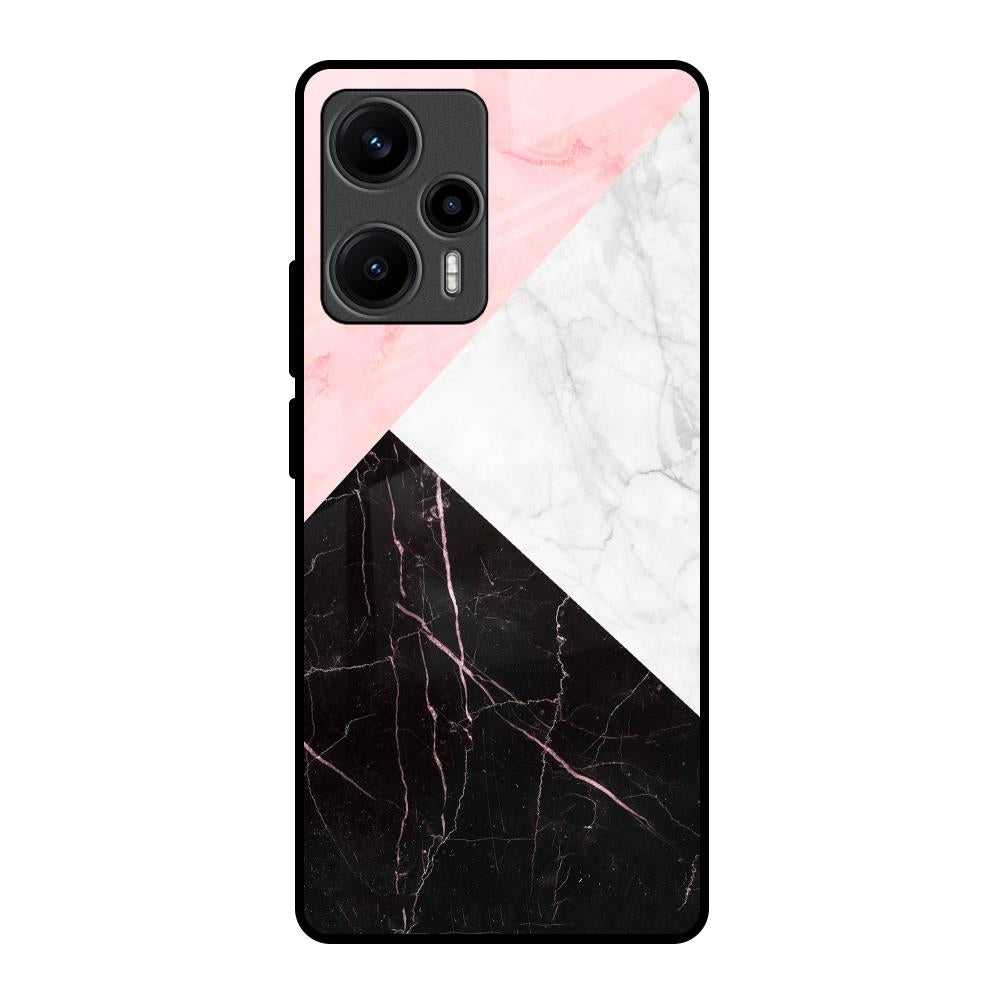 Marble Collage Art Poco F5 5G Glass Back Cover Online