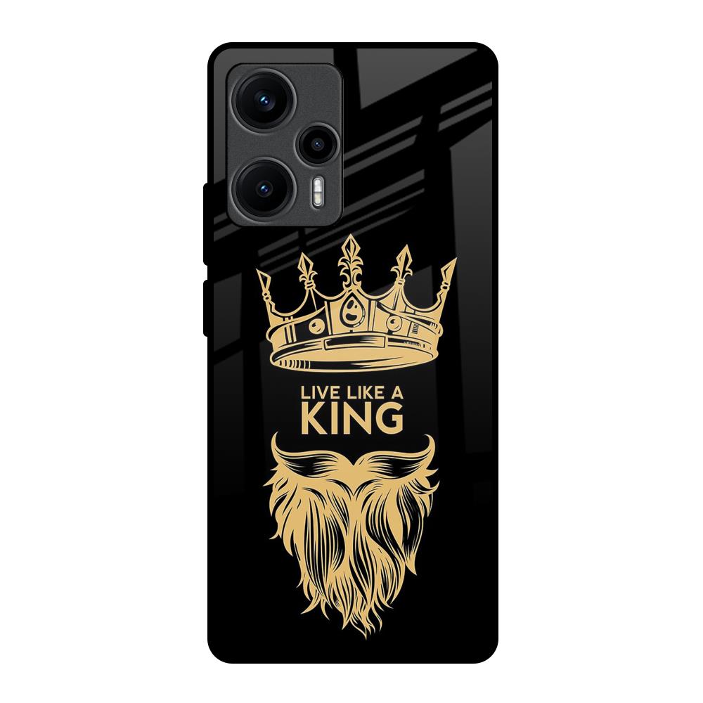 King Life Poco F5 5G Glass Back Cover Online