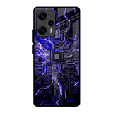 Techno Color Pattern Poco F5 5G Glass Back Cover Online