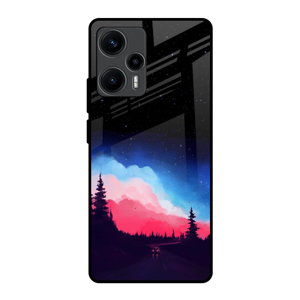 Drive In Dark Poco F5 5G Glass Back Cover Online