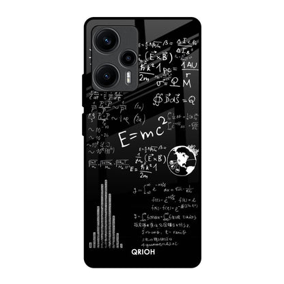 Funny Math Poco F5 5G Glass Back Cover Online