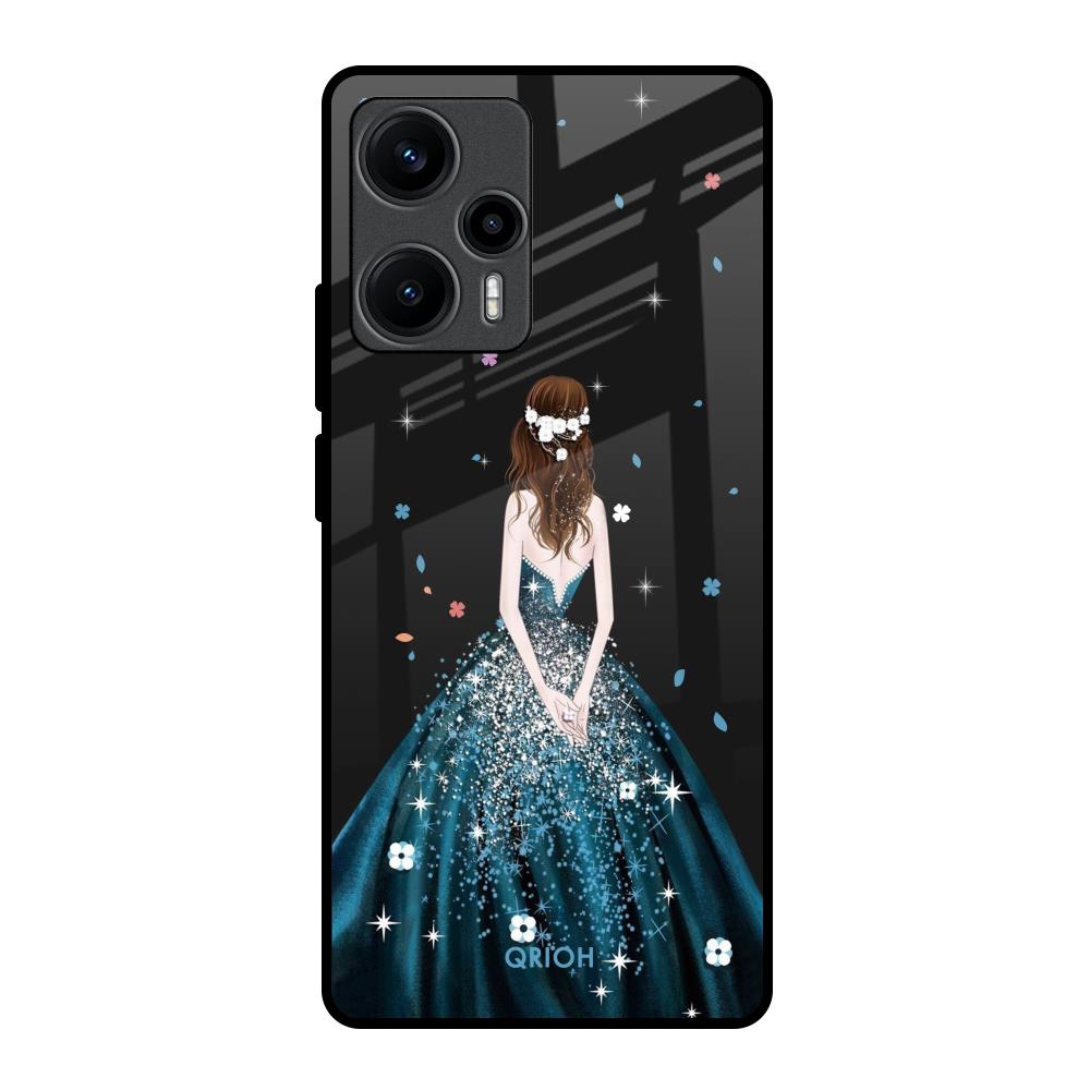 Queen Of Fashion Poco F5 5G Glass Back Cover Online
