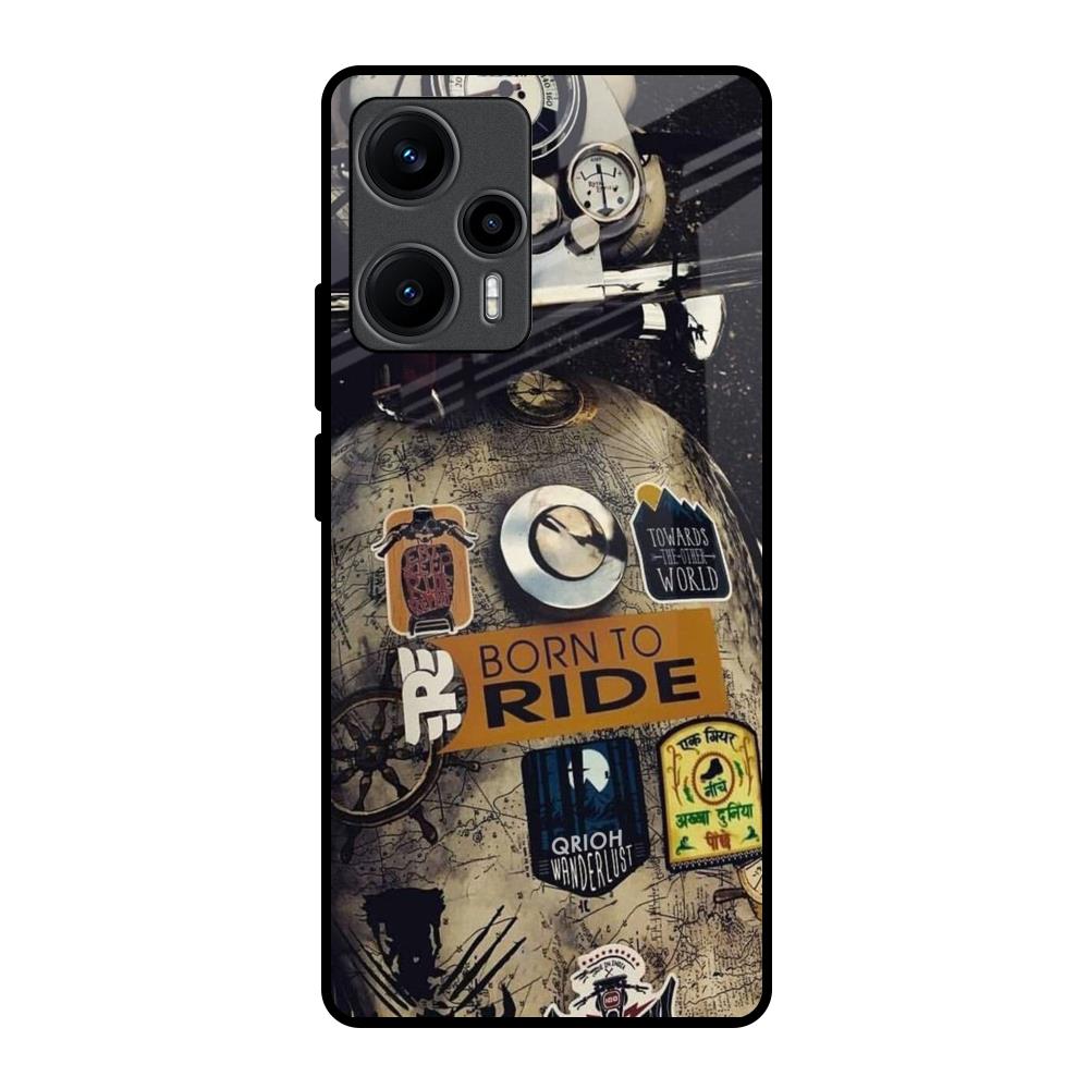 Ride Mode On Poco F5 5G Glass Back Cover Online