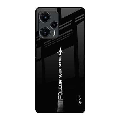 Follow Your Dreams Poco F5 5G Glass Back Cover Online