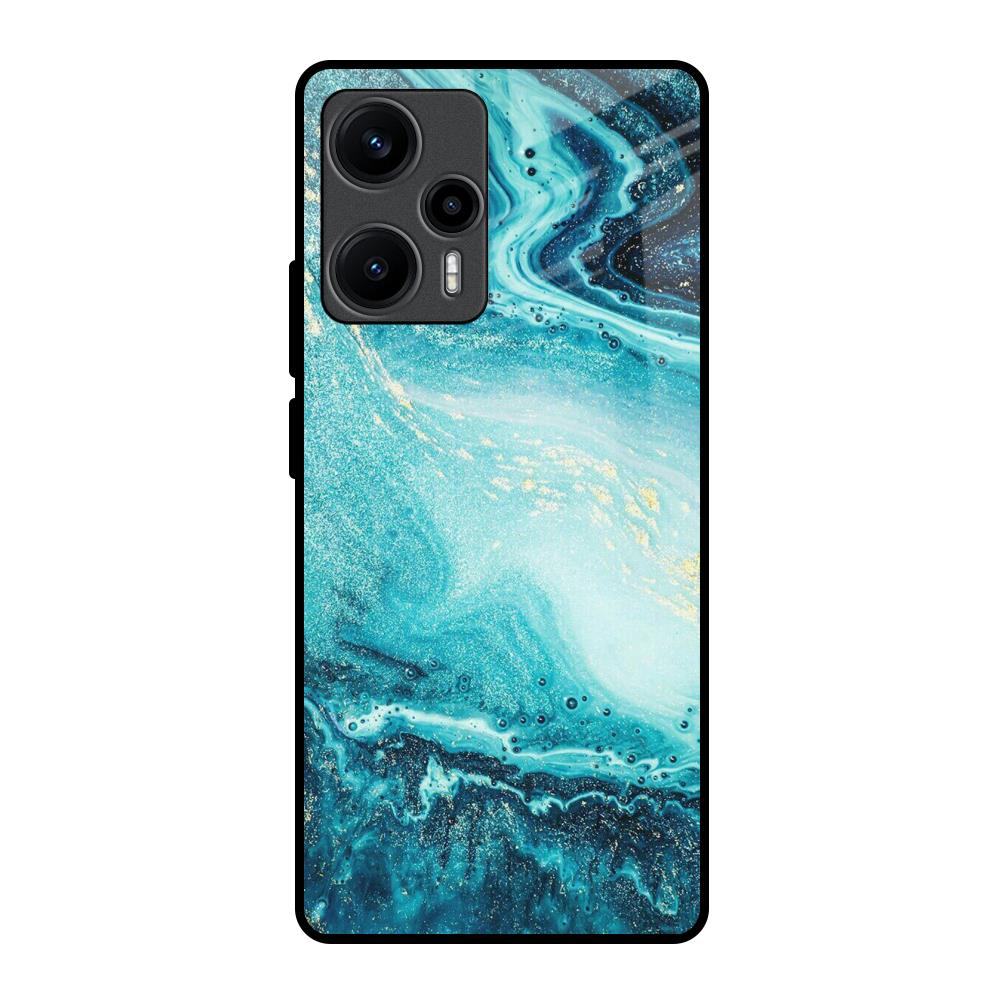 Sea Water Poco F5 5G Glass Back Cover Online
