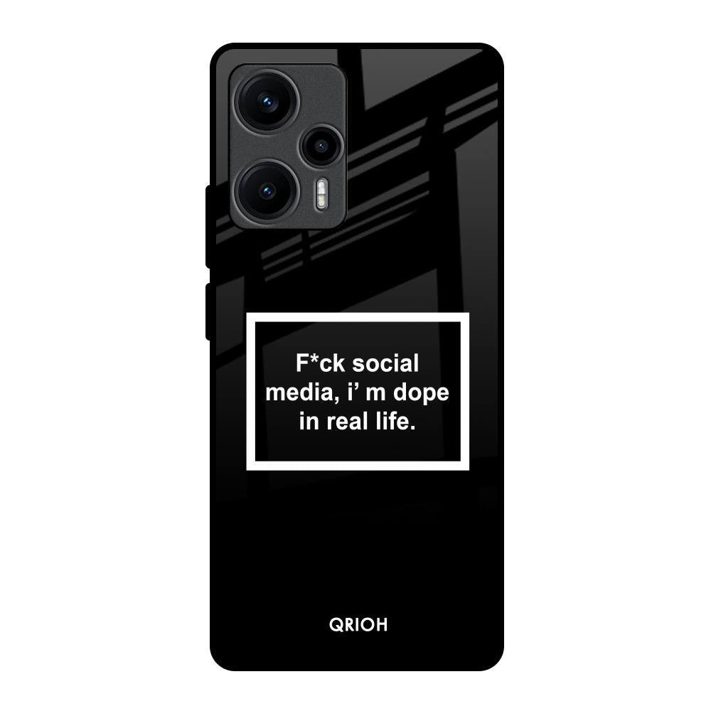 Dope In Life Poco F5 5G Glass Back Cover Online