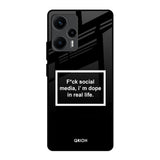 Dope In Life Poco F5 5G Glass Back Cover Online