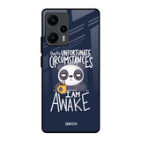 Struggling Panda Poco F5 5G Glass Back Cover Online