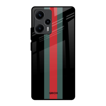 Vertical Stripes Poco F5 5G Glass Back Cover Online