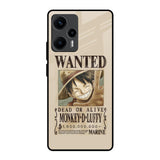 Luffy Wanted Poco F5 5G Glass Back Cover Online