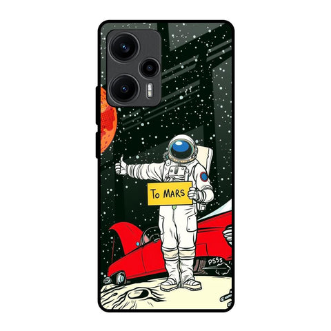 Astronaut on Mars Poco F5 5G Glass Back Cover Online