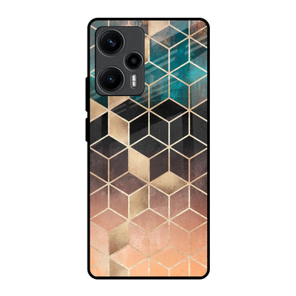 Bronze Texture Poco F5 5G Glass Back Cover Online