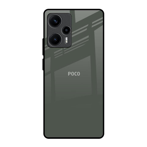 Charcoal Poco F5 5G Glass Back Cover Online