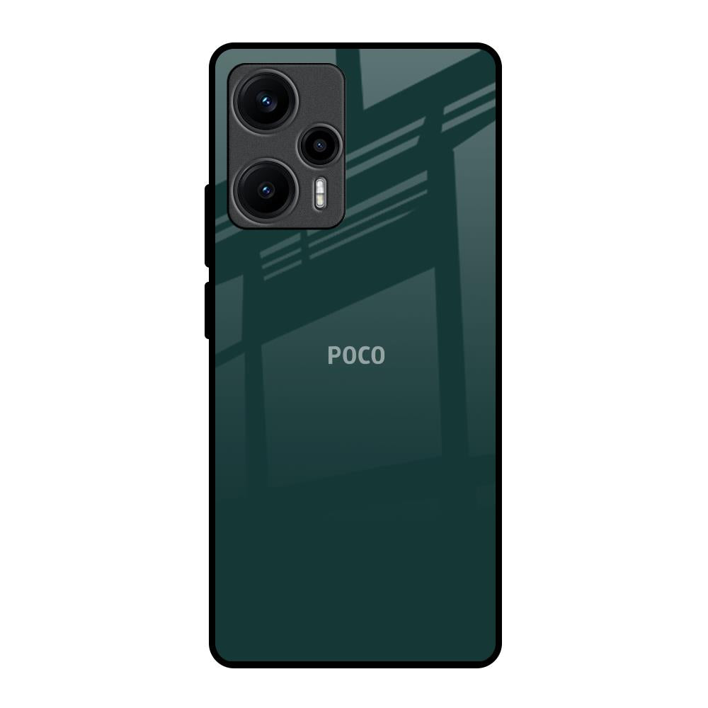 Olive Poco F5 5G Glass Back Cover Online
