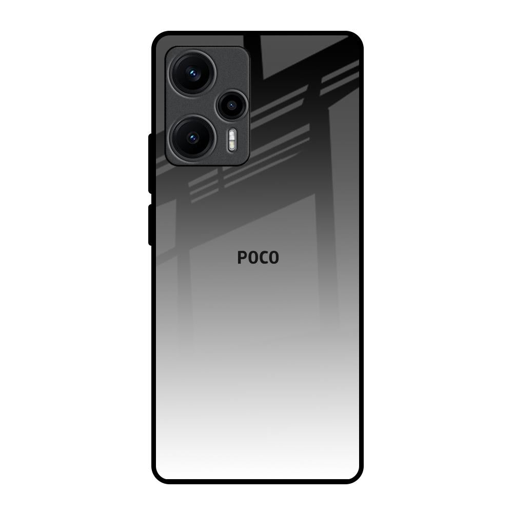 Zebra Gradient Poco F5 5G Glass Back Cover Online
