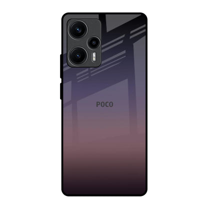 Grey Ombre Poco F5 5G Glass Back Cover Online