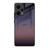Grey Ombre Poco F5 5G Glass Back Cover Online