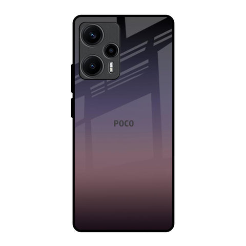 Grey Ombre Poco F5 5G Glass Back Cover Online