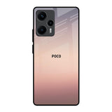 Golden Mauve Poco F5 5G Glass Back Cover Online