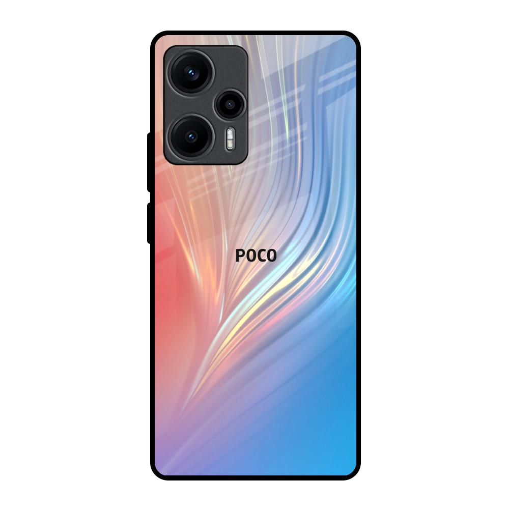 Mystic Aurora Poco F5 5G Glass Back Cover Online