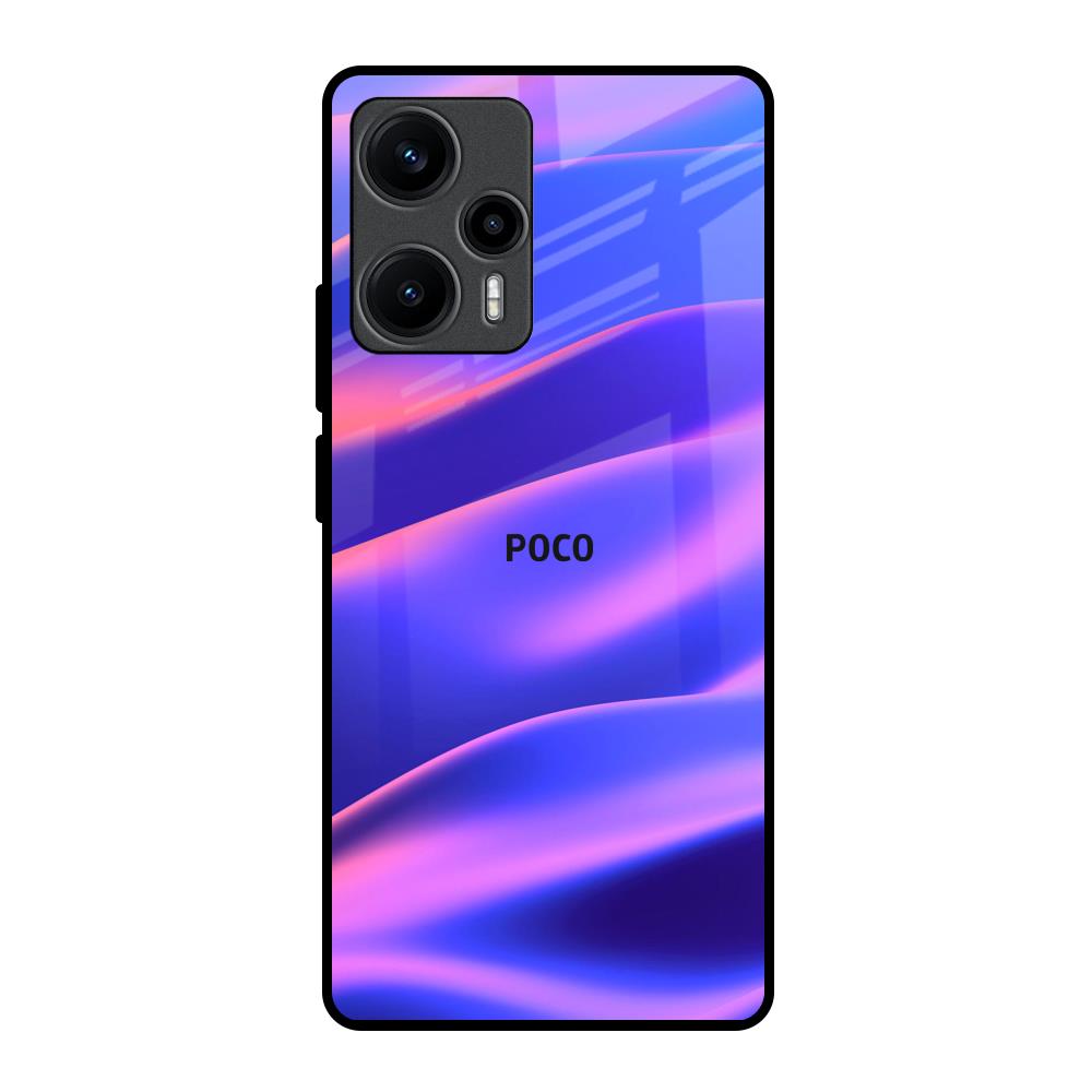 Colorful Dunes Poco F5 5G Glass Back Cover Online