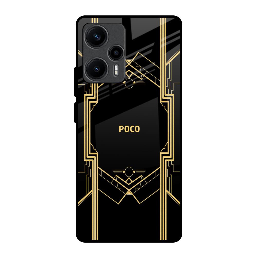 Sacred Logo Poco F5 5G Glass Back Cover Online
