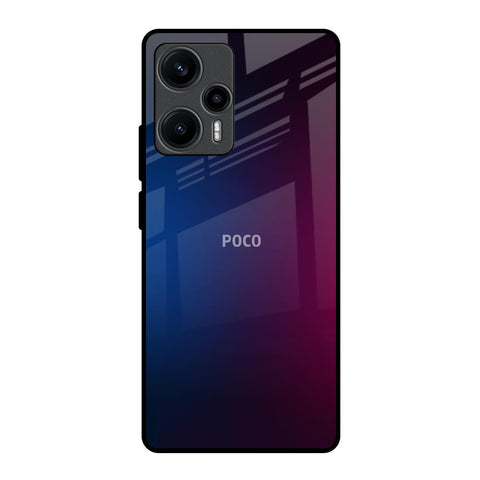 Mix Gradient Shade Poco F5 5G Glass Back Cover Online