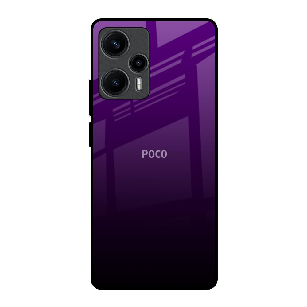 Harbor Royal Blue Poco F5 5G Glass Back Cover Online
