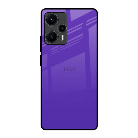 Amethyst Purple Poco F5 5G Glass Back Cover Online