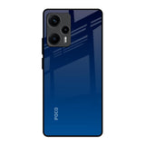 Very Blue Poco F5 5G Glass Back Cover Online