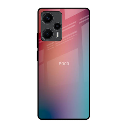 Dusty Multi Gradient Poco F5 5G Glass Back Cover Online