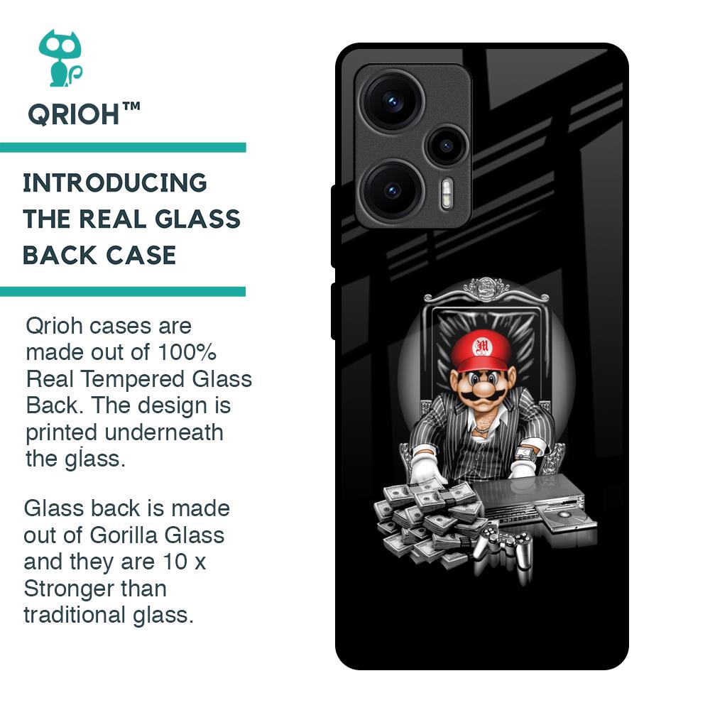Dark Secret Glass Case for Poco F5 5G