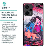 Radha Krishna Art Glass Case for Poco F5 5G