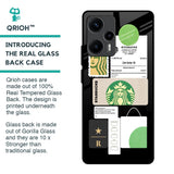 Coffee Latte Glass Case for Poco F5 5G