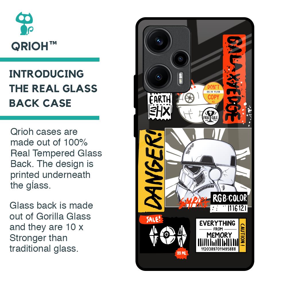 Galaxy Edge Glass Case for Poco F5 5G
