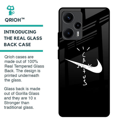 Jack Cactus Glass Case for Poco F5 5G