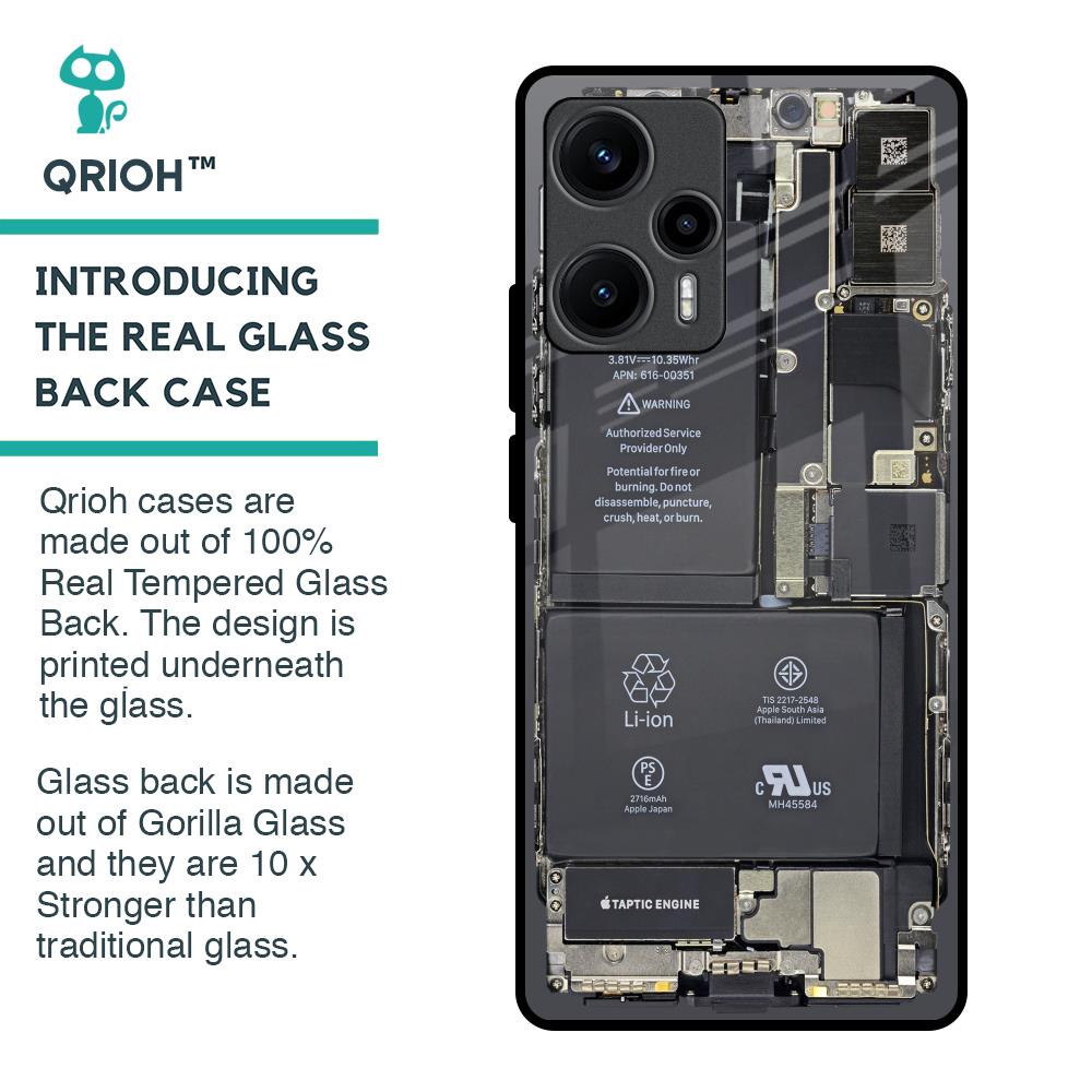 Skeleton Inside Glass Case for Poco F5 5G