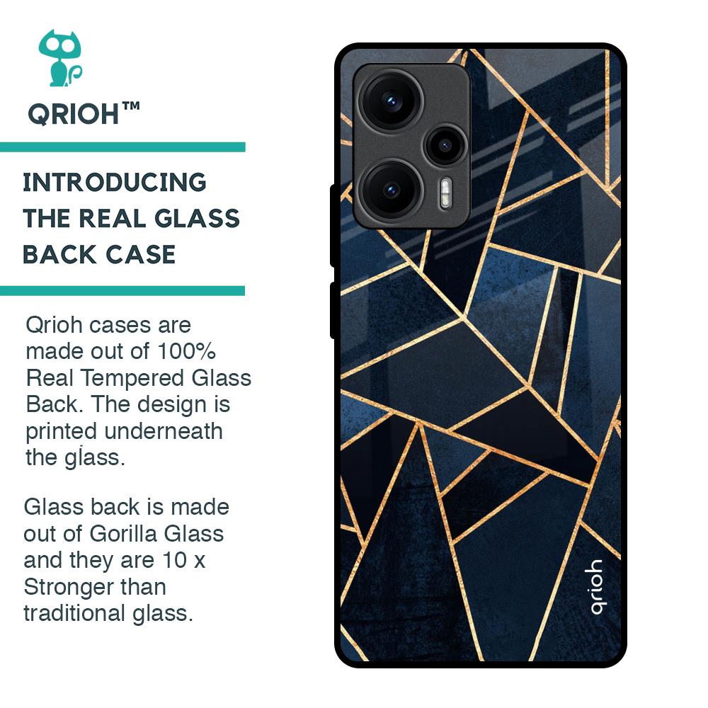 Abstract Tiles Glass Case for Poco F5 5G