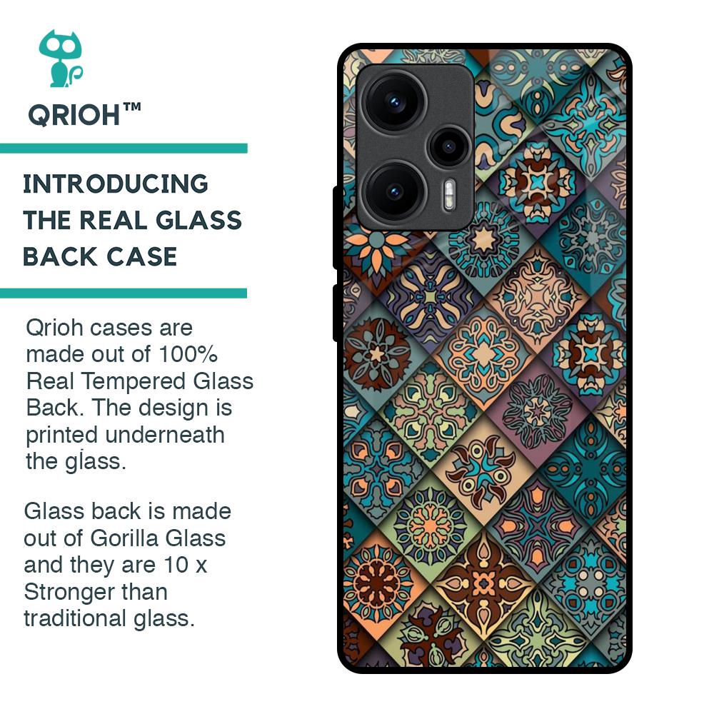 Retro Art Glass Case for Poco F5 5G