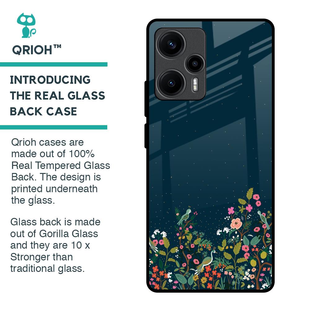 Small Garden Glass Case For Poco F5 5G
