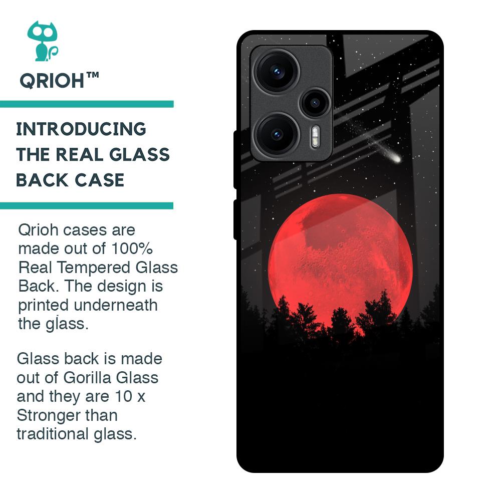 Moonlight Aesthetic Glass Case For Poco F5 5G