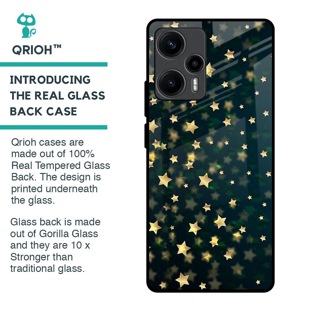 Dazzling Stars Glass Case For Poco F5 5G