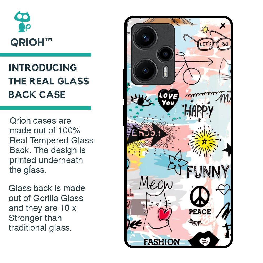 Just For You Glass Case For Poco F5 5G